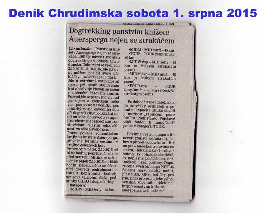 Deník Chrudimska - 1.8.2015